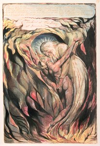 Jerusalem The Emanation of the Giant Albion: Platte 99 Alle menschlichen Formen (die Wiedervereinigung Jerusalems, die den Menschen und einen Gott darstellt, der die Elemente von Jesus und Jehova vereint), ca. 1804-20 von William Blake
